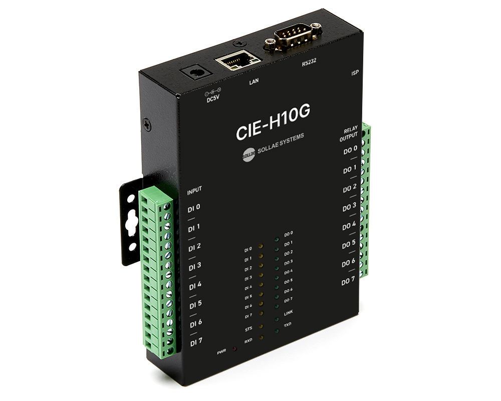 원격IO제어기 ezTCP CIE-H10G 8채널 IO